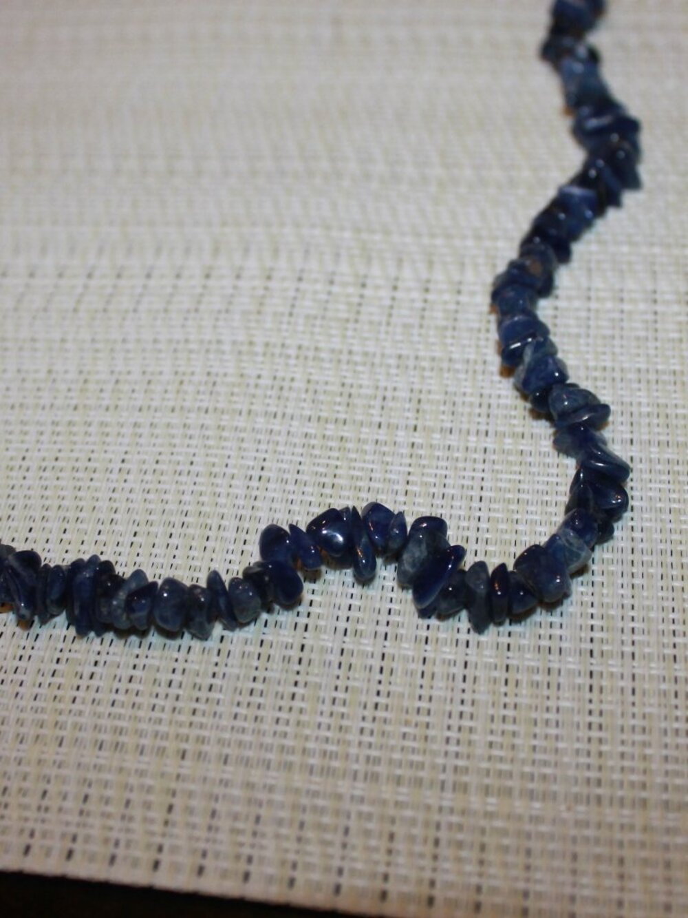 Jay King Lapis Lazuli nugget chip necklace